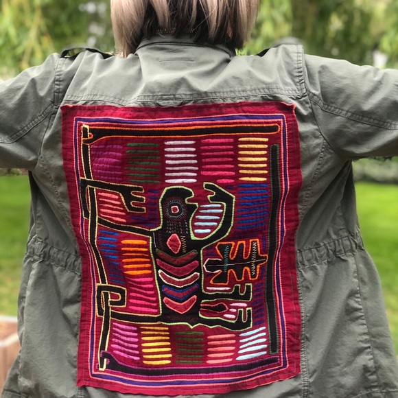 Refashioned Military Style Jacket - Picture 8 of 8